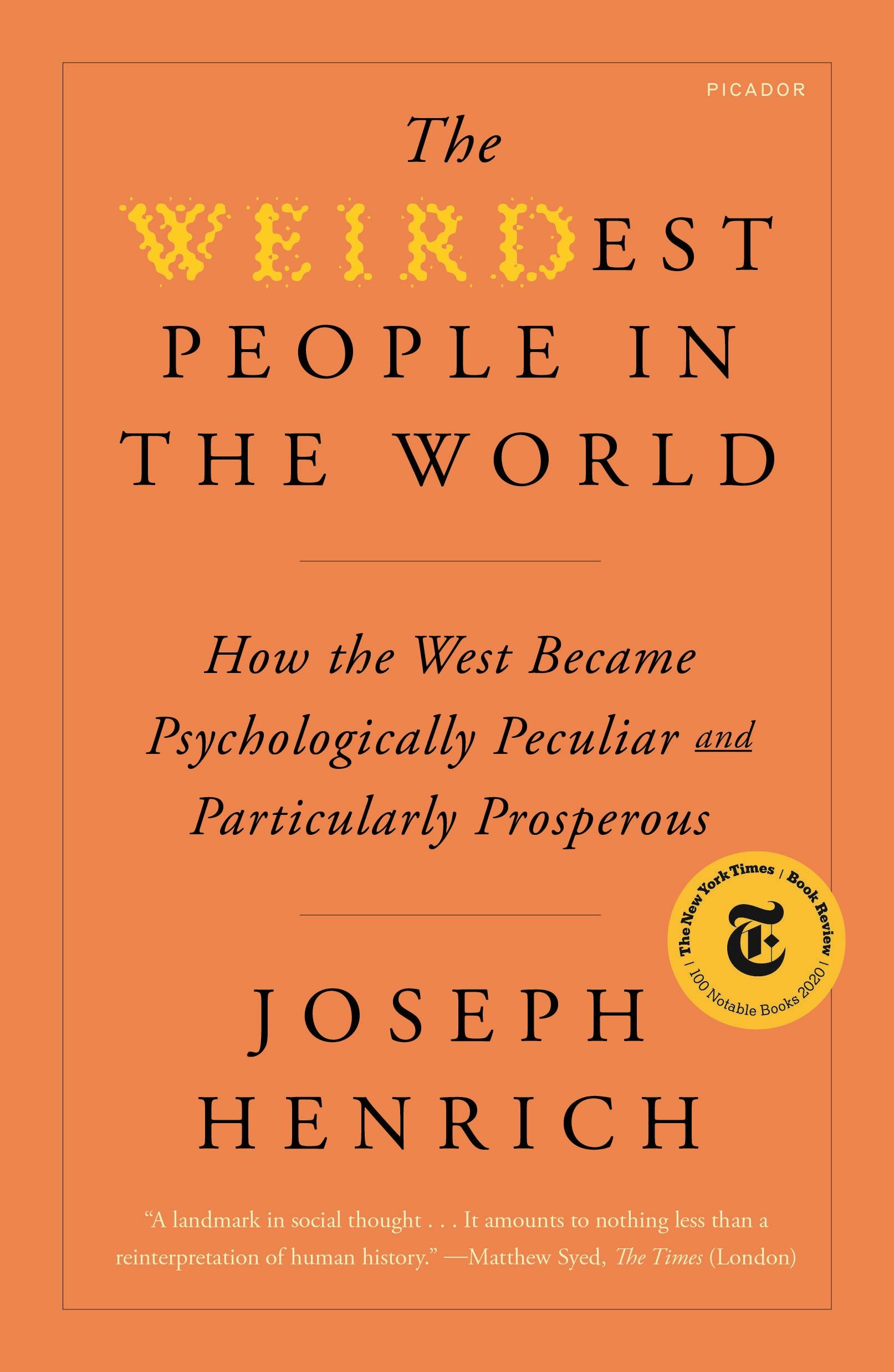 The WEIRDest People in the World cover